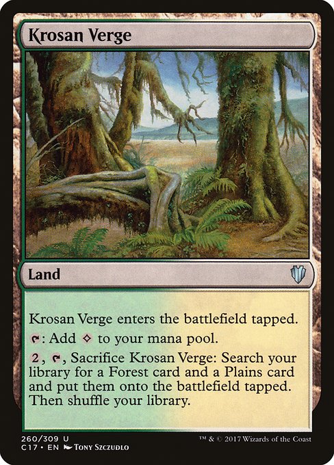 Krosan Verge - Commander 2017 Uncommon Card