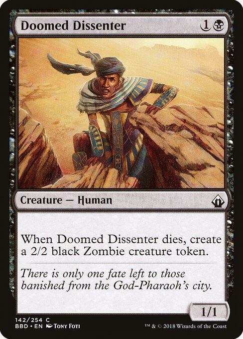 Doomed Dissenter - Battlebond Common Card