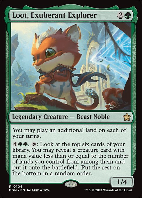 Loot, Exuberant Explorer - Foundations Rare Card
