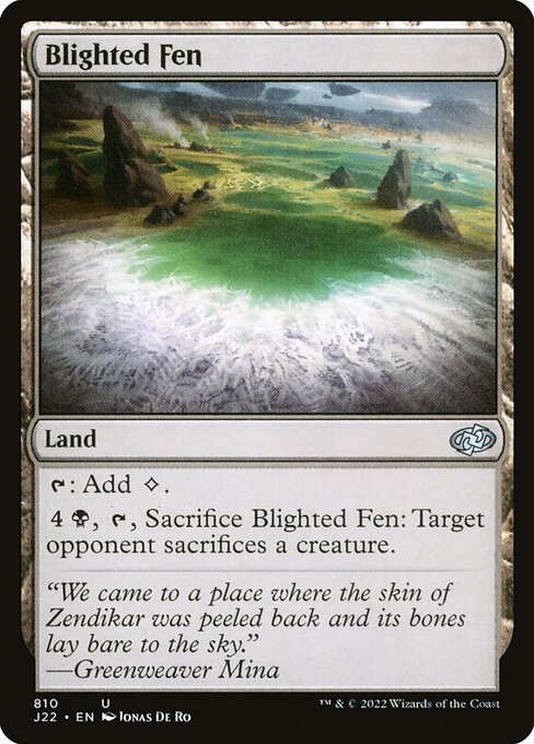 Blighted Fen - Jumpstart 2022 Uncommon Card
