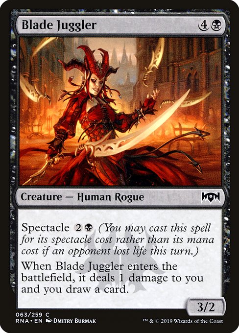 Blade Juggler - Ravnica Allegiance Common Card