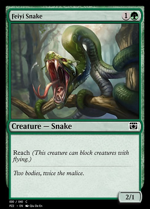 Feiyi Snake - Treasure Chest Common Card