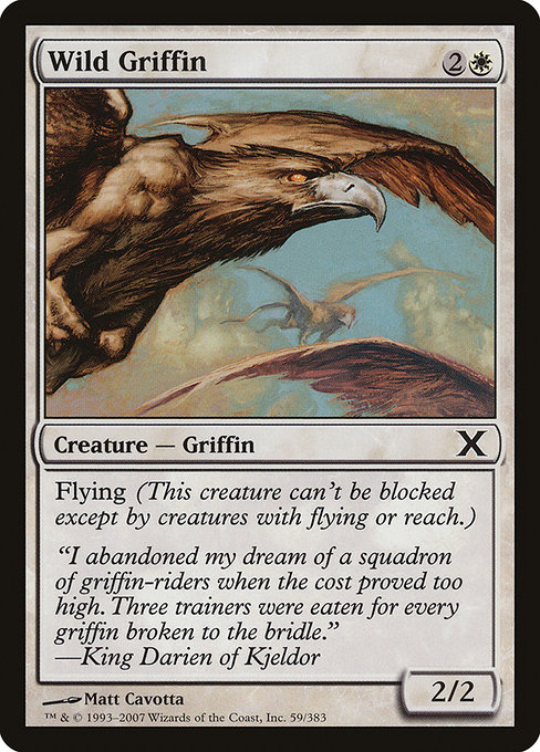 Wild Griffin - Tenth Edition Common Card