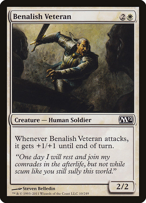 Benalish Veteran - Magic 2012 Common Card