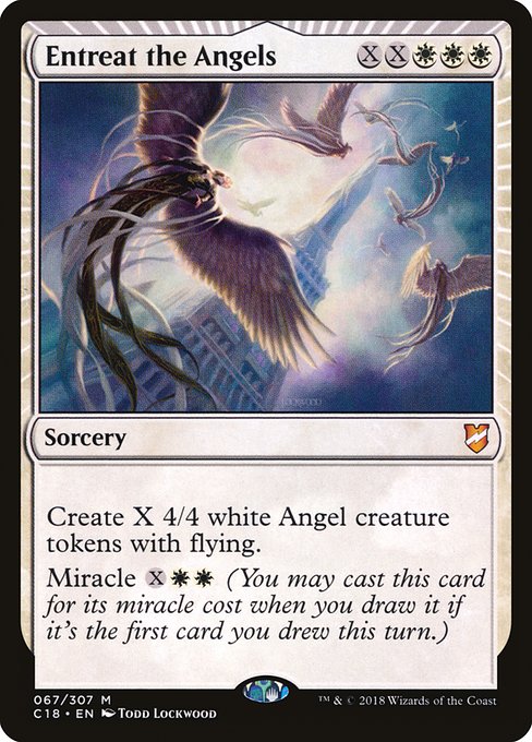 Entreat the Angels - Commander 2018 Mythic Card