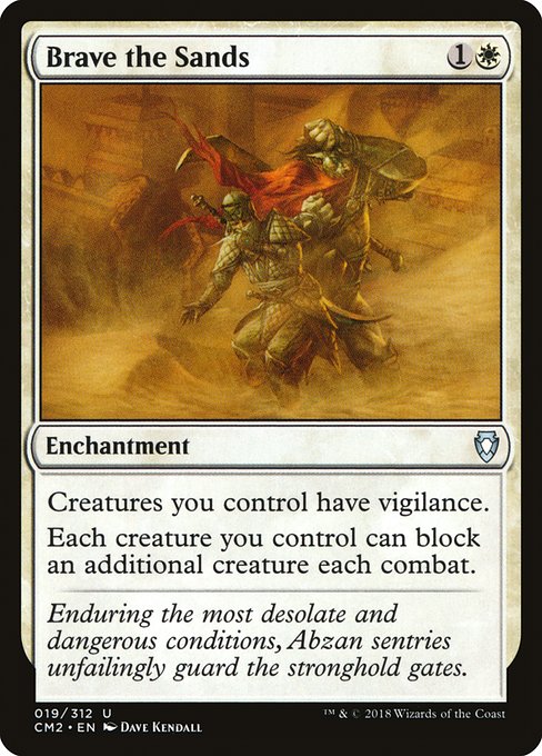 Brave the Sands - Commander Anthology Volume II Uncommon Card