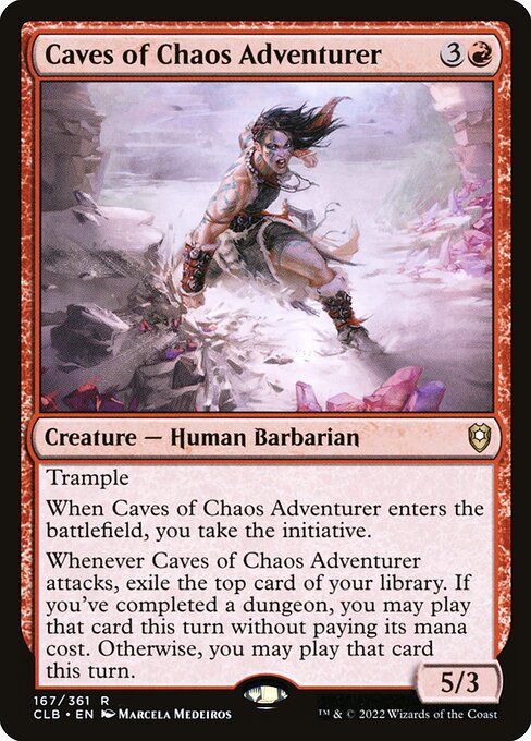 Caves of Chaos Adventurer - Commander Legends: Battle for Baldur's Gate Rare Card