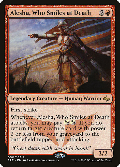 Alesha, Who Smiles at Death - Fate Reforged Rare Card