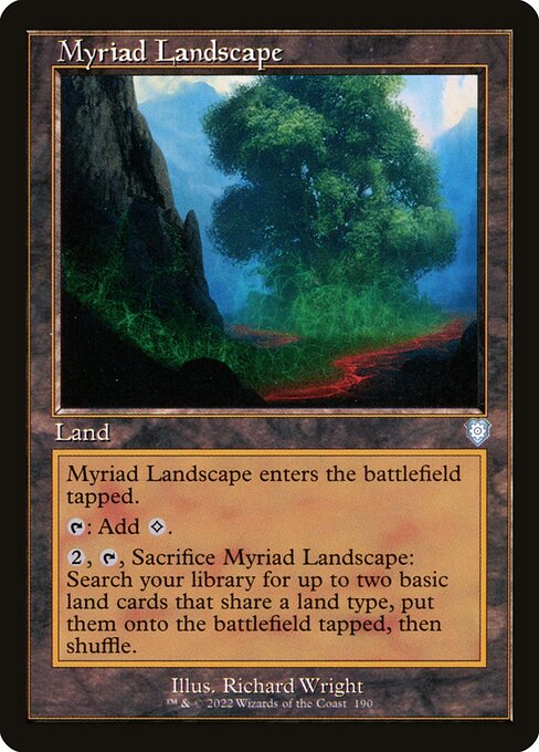 Myriad Landscape - The Brothers' War Commander Uncommon Card