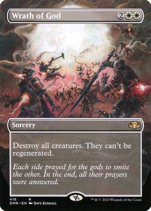 Wrath of God - Dominaria Remastered Rare Card