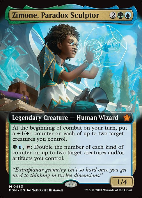 Zimone, Paradox Sculptor - Foundations Mythic Card