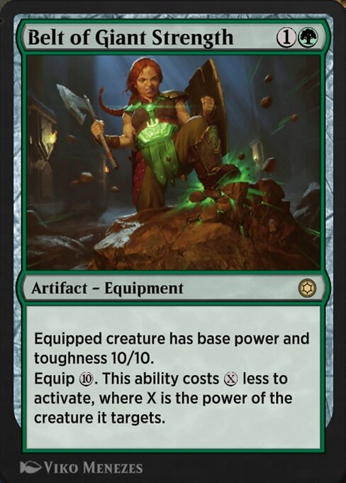 Belt of Giant Strength - Alchemy Horizons: Baldur's Gate Rare Card