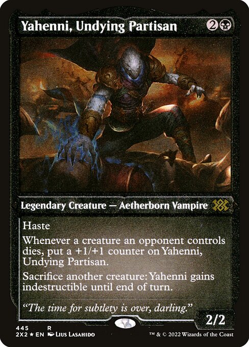 Yahenni, Undying Partisan - Double Masters 2022 Rare Card