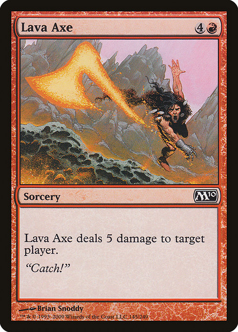 Lava Axe - Magic 2010 Common Card