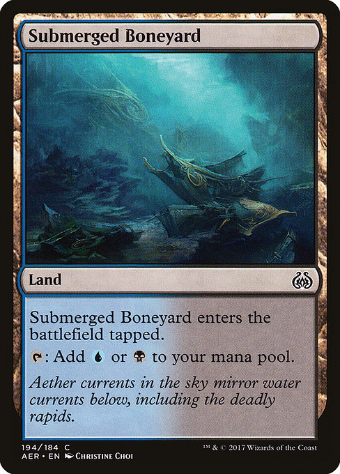 Submerged Boneyard - Aether Revolt Common Card