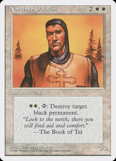 Northern Paladin - Fourth Edition Rare Card