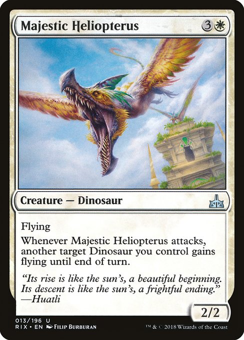 Majestic Heliopterus - Rivals of Ixalan Uncommon Card