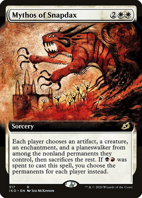 Mythos of Snapdax - Ikoria: Lair of Behemoths Rare Card