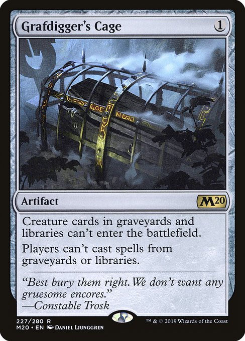 Grafdigger's Cage - Core Set 2020 Rare Card