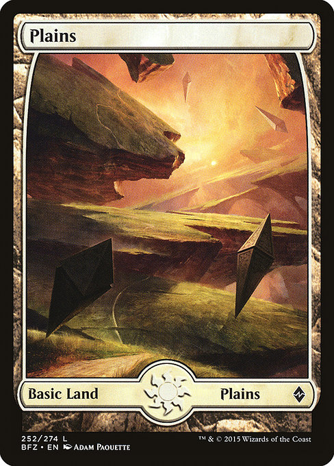 Plains - Battle for Zendikar Common Card