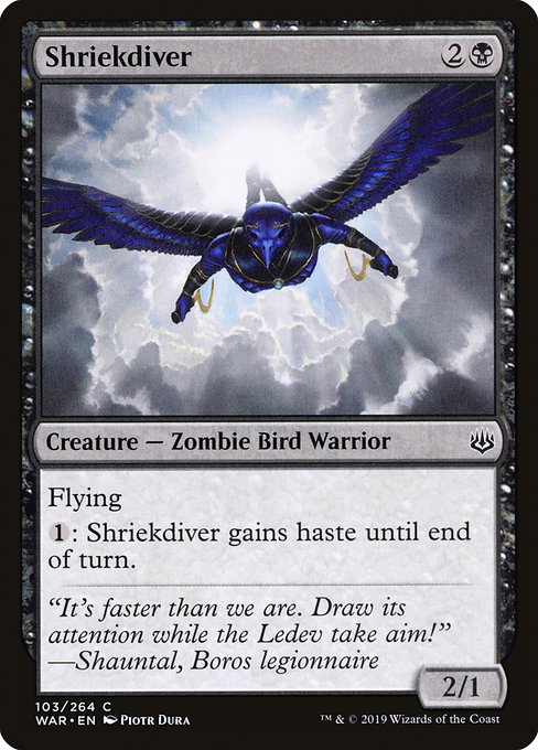 Shriekdiver - War of the Spark Common Card