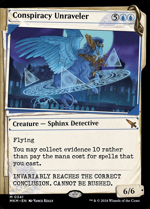 Conspiracy Unraveler - Murders at Karlov Manor Mythic Card