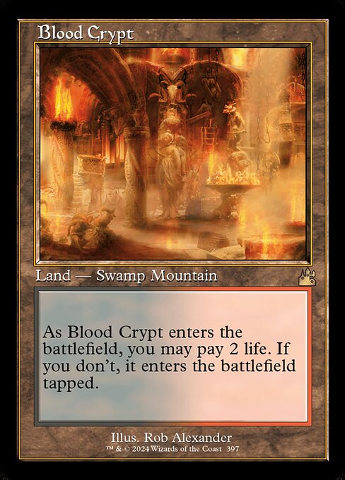Blood Crypt - Ravnica Remastered Rare Card