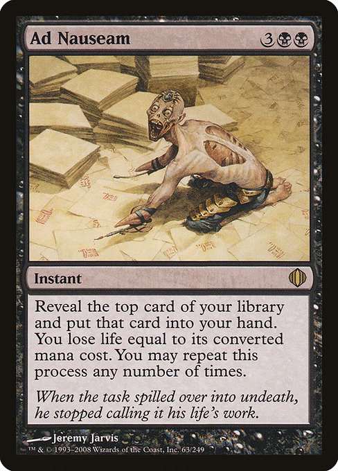 Ad Nauseam - Shards of Alara Rare Card