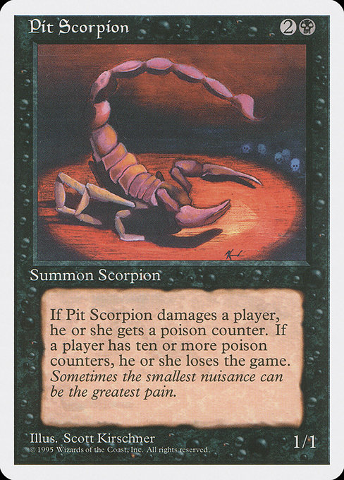 Pit Scorpion - Fourth Edition Common Card