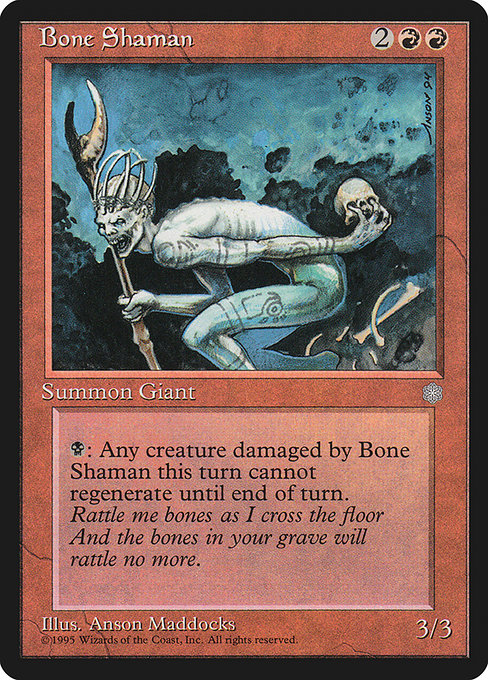 Bone Shaman - Ice Age Common Card