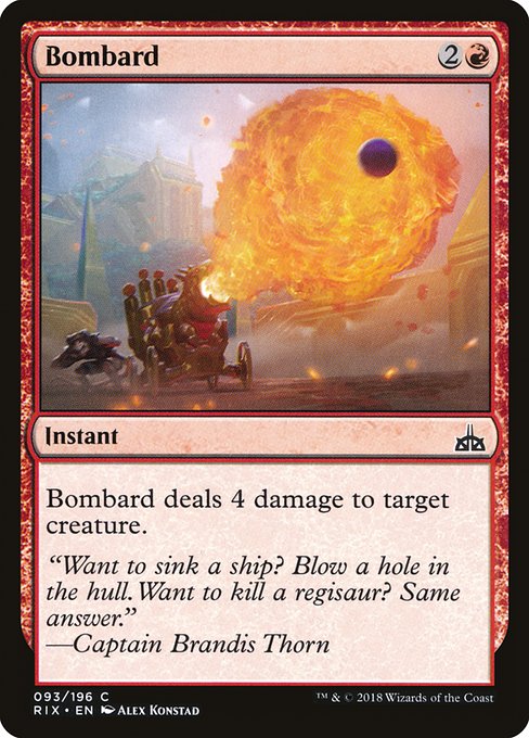 Bombard - Rivals of Ixalan Common Card