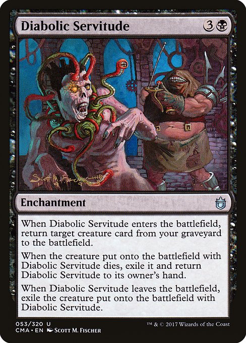Diabolic Servitude - Commander Anthology Uncommon Card