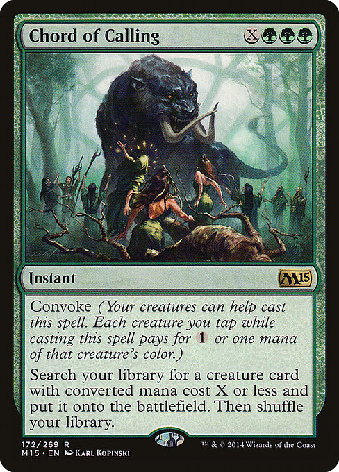Chord of Calling - Magic 2015 Rare Card