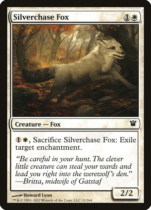Silverchase Fox - Innistrad Common Card