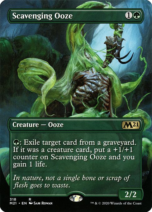 Scavenging Ooze - Core Set 2021 Rare Card