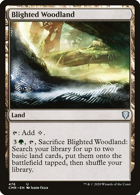Blighted Woodland - Commander Legends Uncommon Card