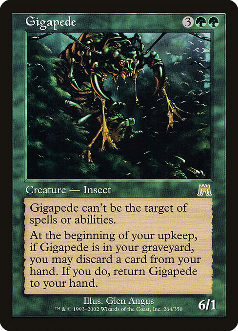 Gigapede - Onslaught Rare Card