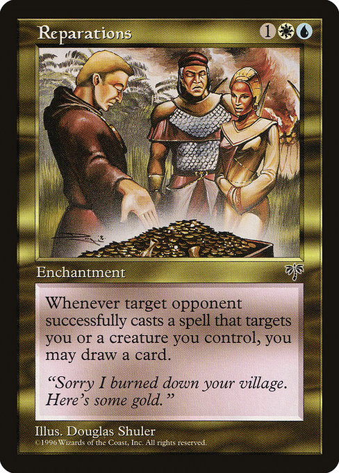 Reparations - Mirage Rare Card