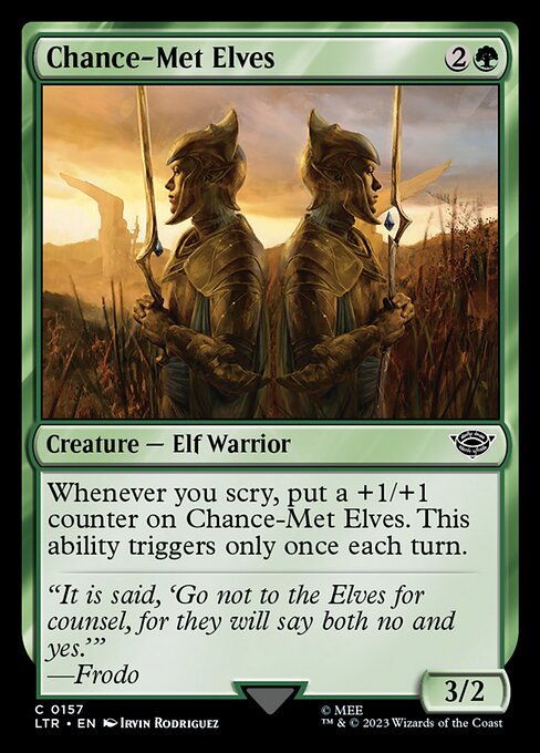 Chance-Met Elves - The Lord of the Rings: Tales of Middle-earth Common Card