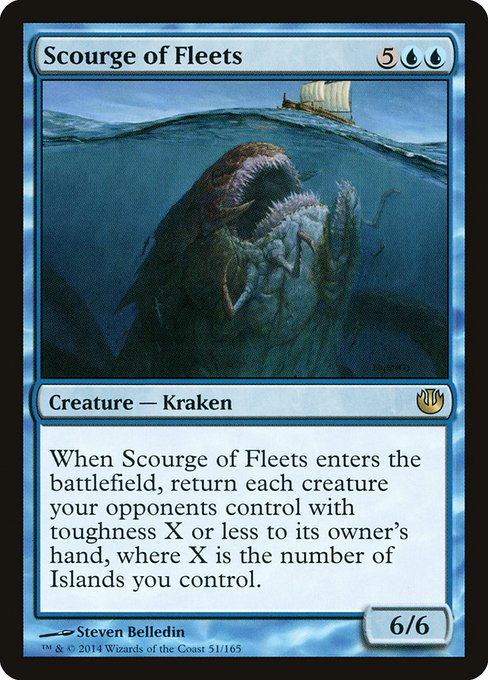 Scourge of Fleets - Journey into Nyx Rare Card