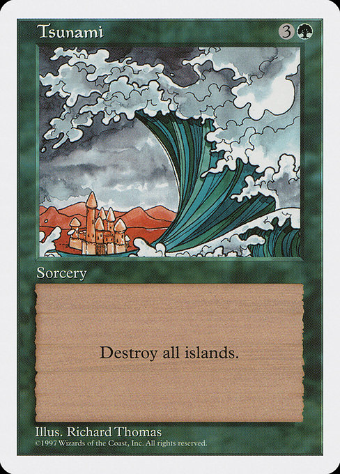 Tsunami - Fifth Edition Uncommon Card
