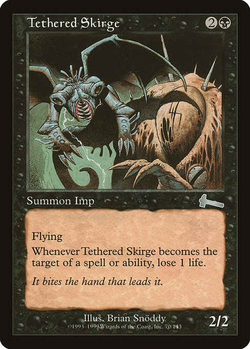 Tethered Skirge - Urza's Legacy Uncommon Card