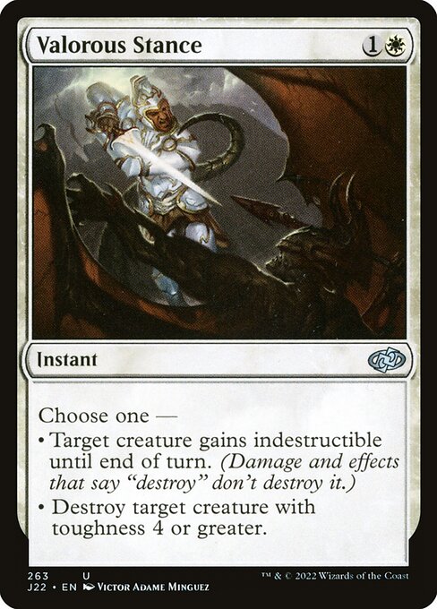 Valorous Stance - Jumpstart 2022 Uncommon Card