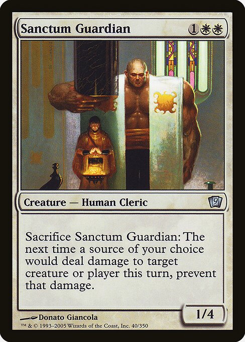Sanctum Guardian - Ninth Edition Uncommon Card