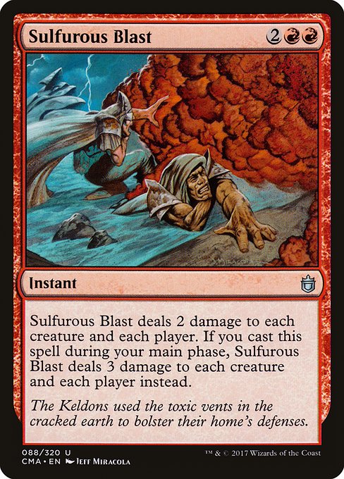 Sulfurous Blast - Commander Anthology Uncommon Card