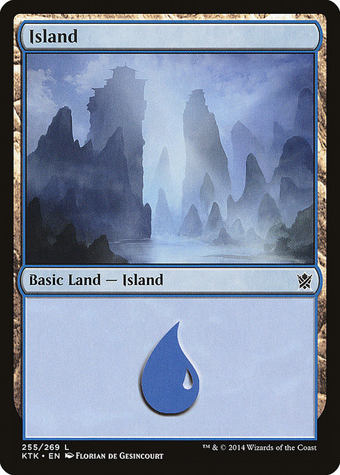 Island - Khans of Tarkir Common Card