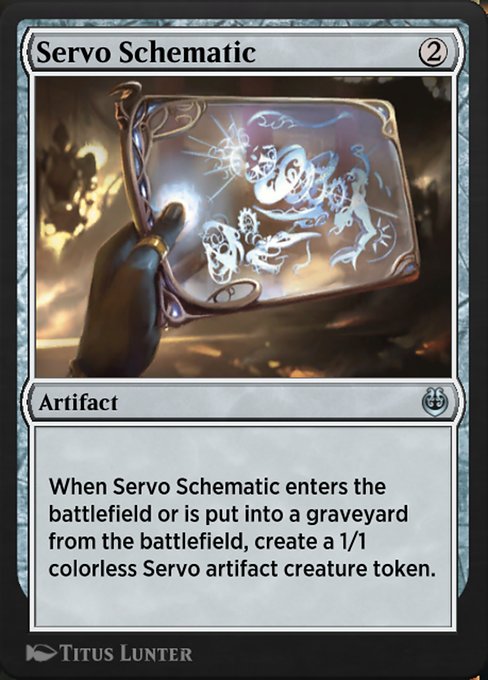 Servo Schematic - Kaladesh Remastered Uncommon Card