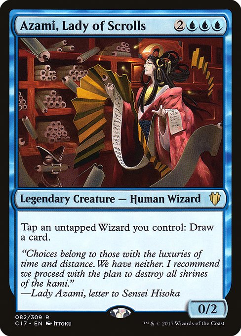 Azami, Lady of Scrolls - Commander 2017 Rare Card