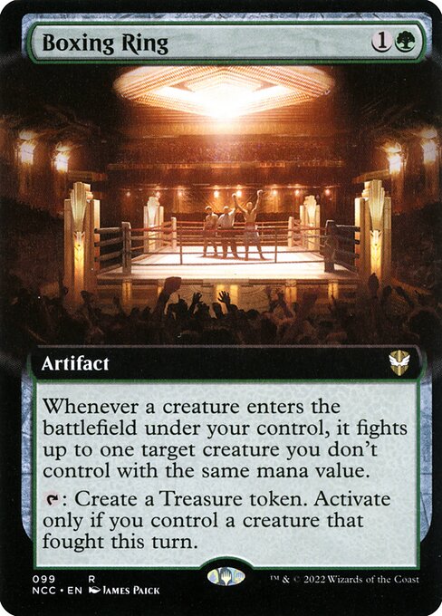 Boxing Ring - New Capenna Commander Rare Card