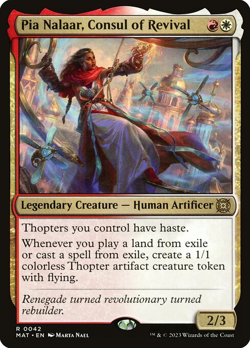 Pia Nalaar, Consul of Revival - March of the Machine: The Aftermath Rare Card